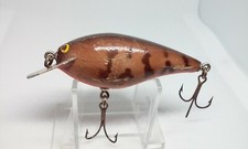 VINTAGE Gilmore BIG G Brown Crawfish 2 7/8" Wood/Metal Bill Crankbait Fish Lure