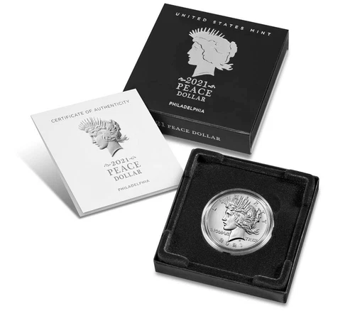 2023-P Peace Dollar - .999 Silver - GEM BU - US Mint Box & COA - IN STOCK