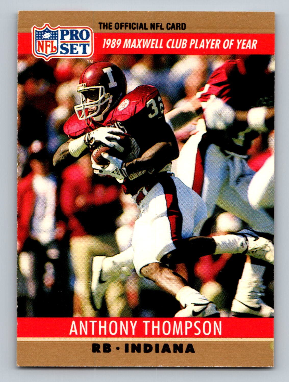 1990 Pro Set #22a Anthony Thompson
