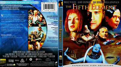 THE FIFTH ELEMENT Blu-ray Luc Besson (DIR) 1997 VG cond.