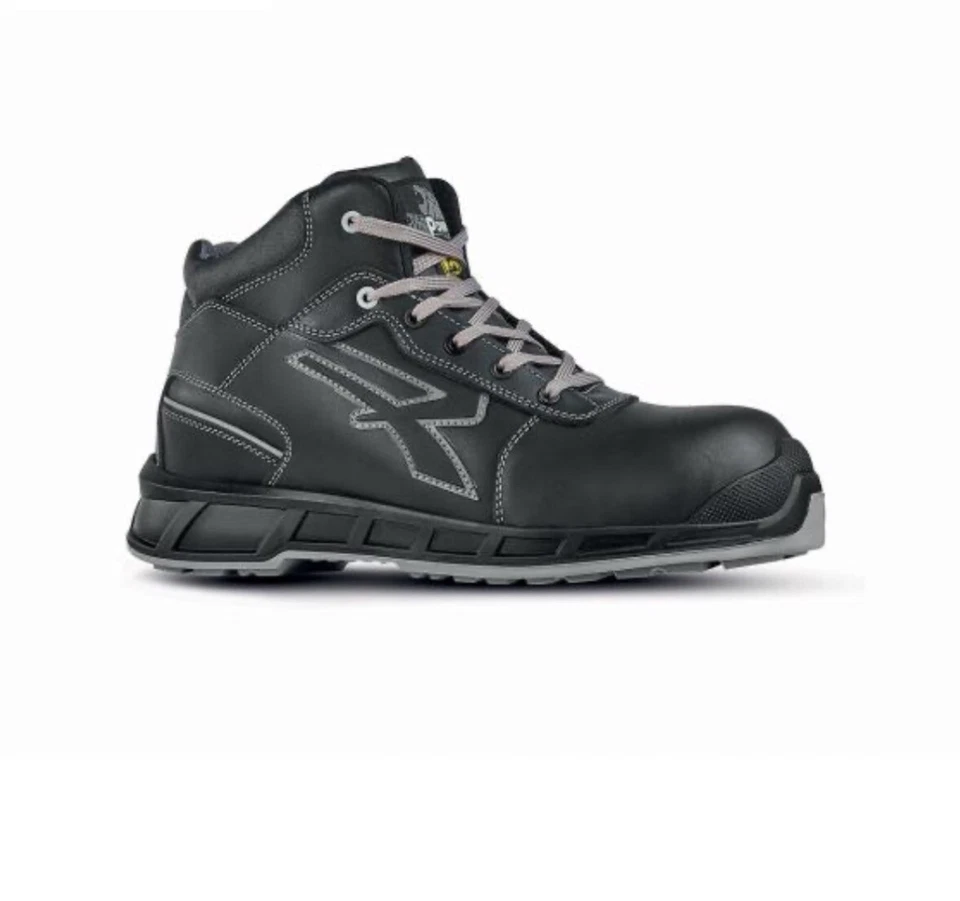 U-POWER SCARPE DA LAVORO UPOWER GAYNOR S3S CI FO SR ANTIFORTUNISTICA ALTE GRIGIO Num. 47