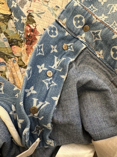 Louis Vuitton Destroyed Carpenter Bell Bottom Denim - 第 15/20 張圖片