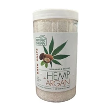 Natural Therapy 37 Oz Hemp & Argan Nourishing Dead Sea Bath Salts