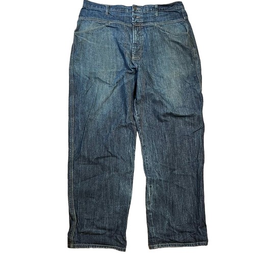 Marithe Francois Girbaud Blue Brand X Baggy Y2K Grunge Pants Size