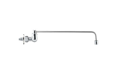 Krowne 13-222L 3/8'' Wok Range Faucet with 12'' Automatic Swing Spout - NSF Listed
