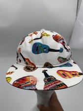 Vans Off The Wall Baseball Cap Guitars Multicolor One Size Adjustable