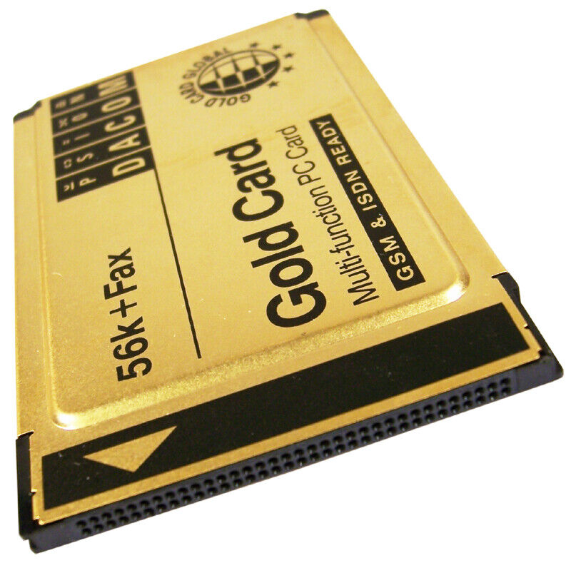 Psion DACOM 56k-Fax Gold Card No Cable New S99-2318-2 GSM & ISDN Ready S-99-2318