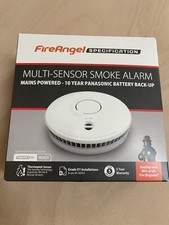 Fire Angel SM-SN-1 Mains Powered Thermoptek Smoke Alarm Sealed Battery