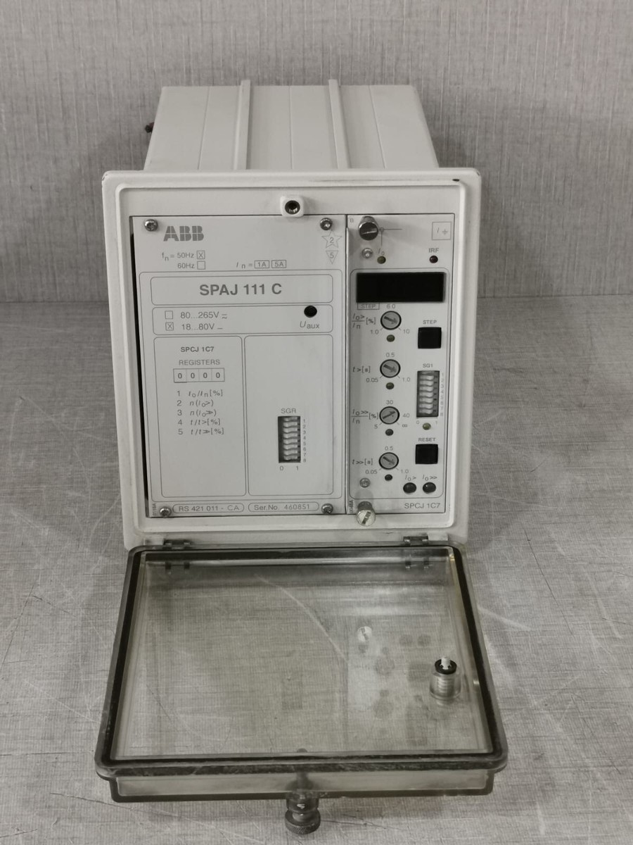 ABB SPAJ 111 C / SPAJ 111 C-CA SENSITIVE EARTH-FAULT RELAY - Without  Accessories | eBay