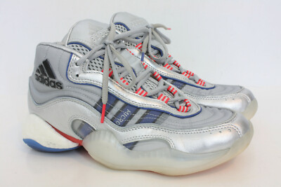 Adidas 98 X Crazy BYW Shoes EF5537 Silver Metallic Men's Size 7 EU 40