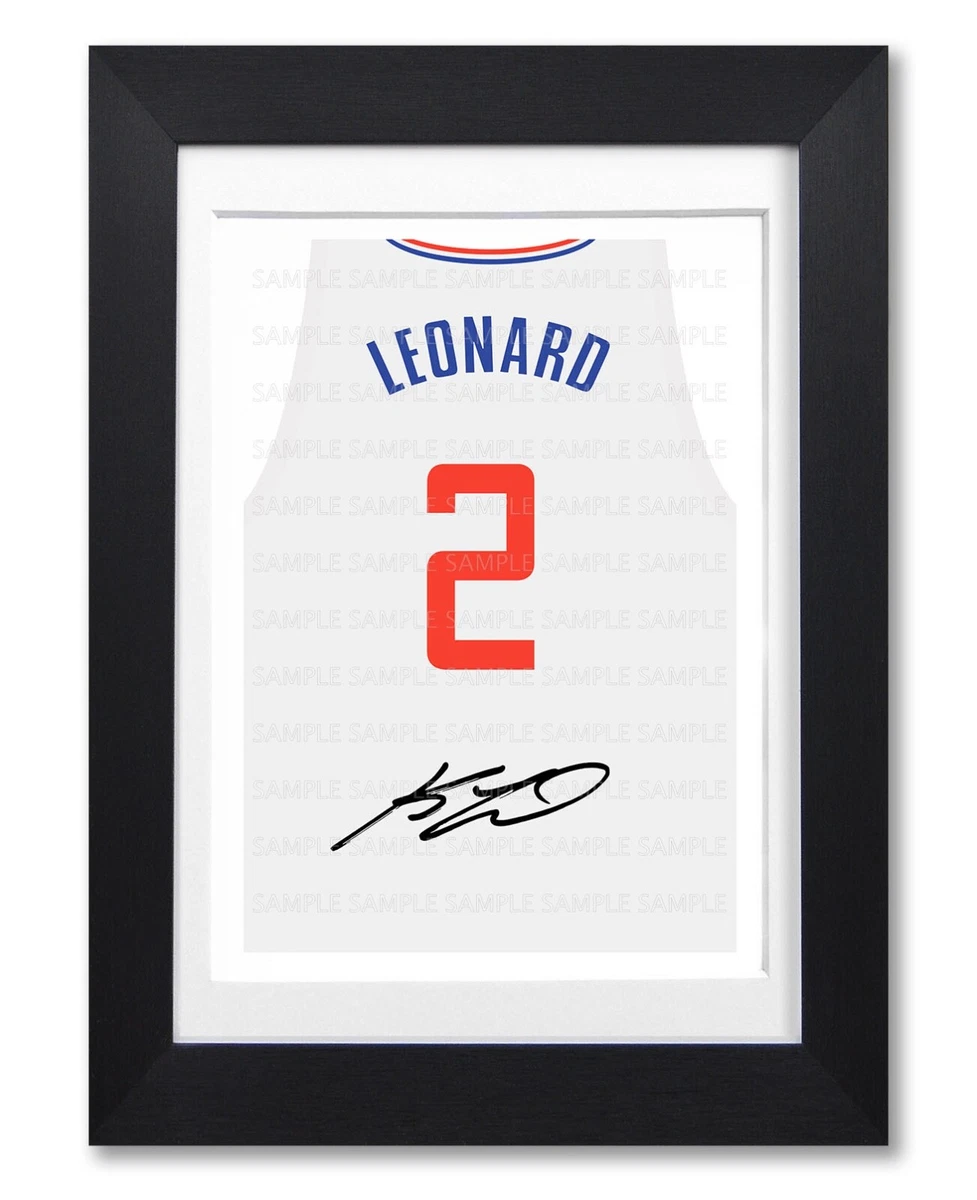 KAWHI LEONARD LA CLIPPERS SIGNED POSTER PRINT PHOTO AUTOGRAPH JERSEY SHIRT GIFT