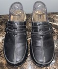 Woman’s Black Spring Step Slip On Leather Shoe COMFORT size 8 Nice! — photo 6