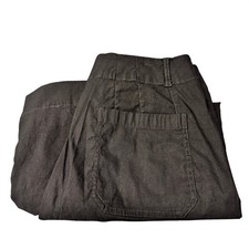 Maeve The Colette Pants Womens 34 35x25 ACTUAL Black Wide Leg High Rise Boho