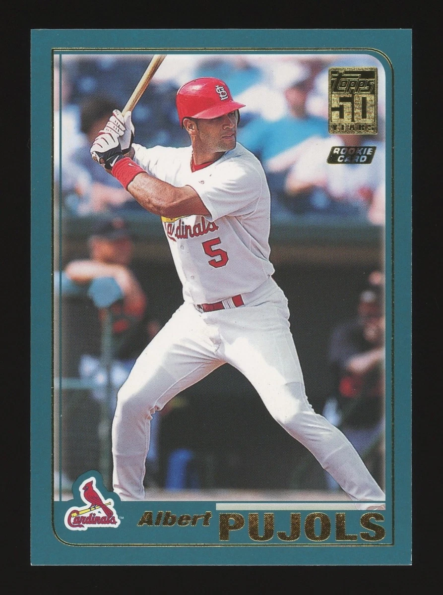 Topps Albert Pujols Rookie Baseball Sports Trading Cards