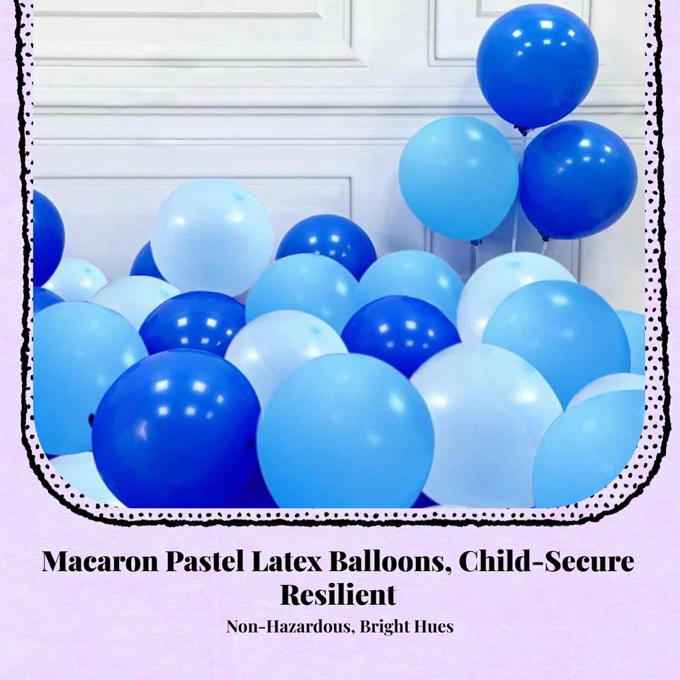 Palloncini Pastello Macaron Decorazioni Feste Kit Festone - Immagine 2 di 4