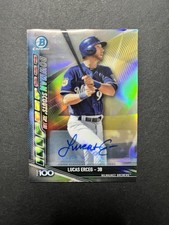 2017 Bowman Chrome - Bowman Scouts Updates Lucas Erceg #BSU-LE Auto - Mint