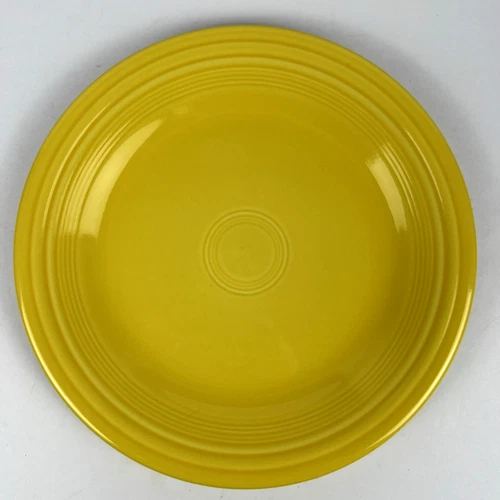 Homer Laughlin Fiesta Ware 10.5” Dinner Plate Sunflower Yellow USA