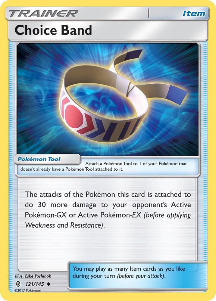 Pokémon TCG Choice Band Guardians Rising 121/145 Uncommon NM/M Trainer Item