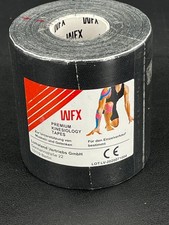 PREMIUM KINESIOLOGIE TAPE  - 7,5 CM  x  5 M  - SCHWARZ    SCHMUCKJAGD