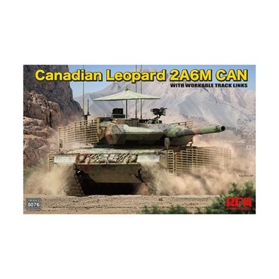 Ryefield Mod Modern Model 1/  Canadian Leopard 2A6M CAN w/Workable Track L New