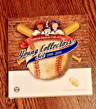 2014 Baseball Hall Of Fame Young Collectors Set - Half Dollar Commemorative