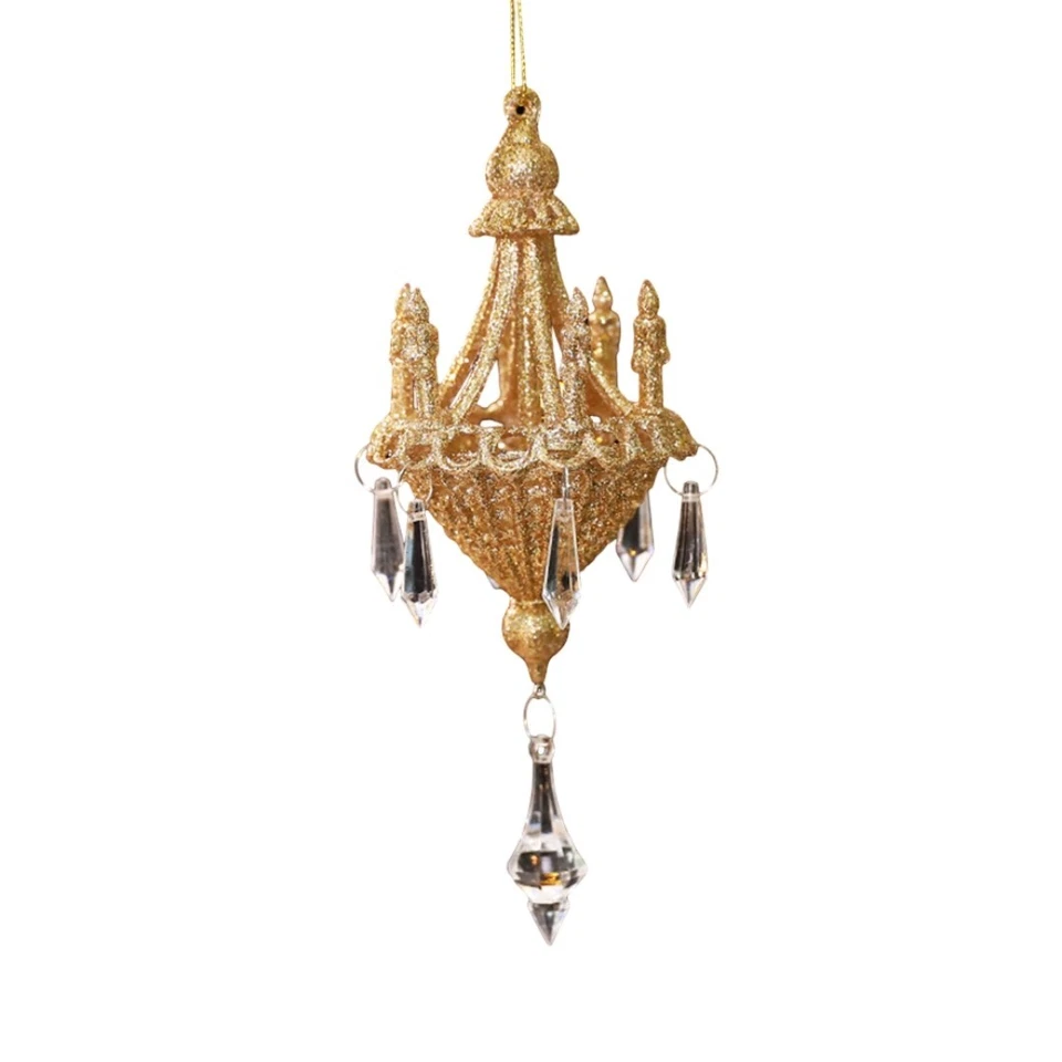 Decorazioni Natalizie Ornamenti Argento per Albero di Natale Design Vintage - Immagine 2 di 4