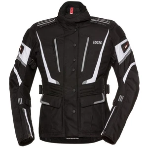 Ixs Powells-ST Tour Womens Motorcycle Jacket Black White