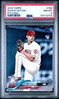 2018 Shohei Ohtani Topps #700 Pitching Rookie PSA 8 - Los Angeles Angels Dodgers