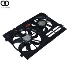 Dual Radiator Condenser Cooling Fan Assembly For Volkswagen Jetta 2005-2018