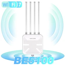 WiFi 7 Mesh Extender BE5100 Outdoor WiFi 6 Repeater AX1800 AX3000 AC1200 Booster