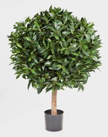 Artplants Deko Lorbeerbaum Tiberius, 3330 BläTter, GrüN, 100Cm