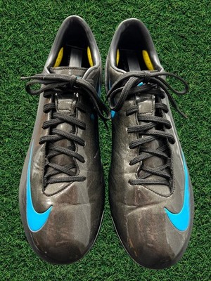 Nike Mercurial Talaria IV FG Fußballschuhe UK 8 EU42,5 schwarz blau 317766-041