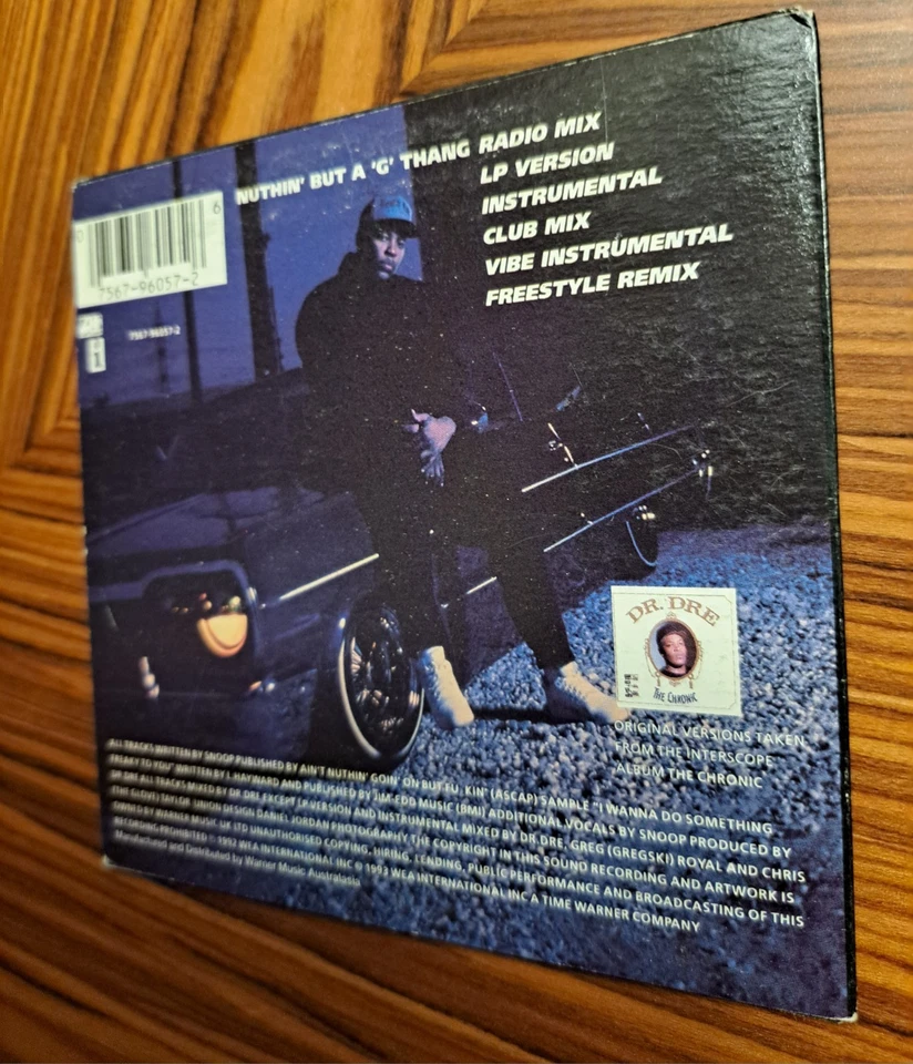 Dr Dre Nuthin' But A 'G' Thang CD Single Rare 6 Track Australian Pressing 1993  - Image 4 of 4