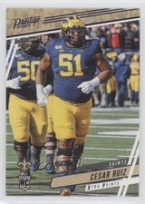 2020 Panini Prestige Rookies Xtra Points Blue 41/299 Cesar Ruiz #268 1h1