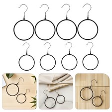 8 Pcs Scarf Hanger Holder for Multiple Scarves Organizer Rotatable Belt