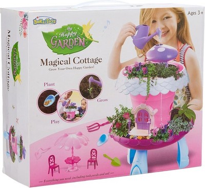 My Happy Garden Magical Cottage Kids Garden Growing Kit Flower Planting  IQ Toys