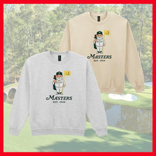 HOT 2026 Masters Gnome Crew Neck Sweatshirt Golf Pullover Print Gildan