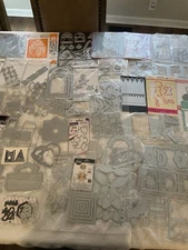 8 Lbs HUGE LOT METAL CUTTING DIES EMBOSSING CARD MAKING CRAFT SCRAPBOOKING