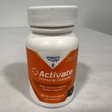 Melaleuca Vitality for Life Activate Immune Complex - 30 capsules, exp 12/2026