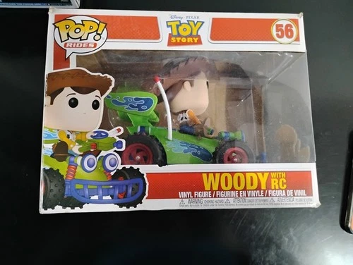 Funko Pop! Disney Pixar Toy Story Woody RC #56 Box Ok See Photos