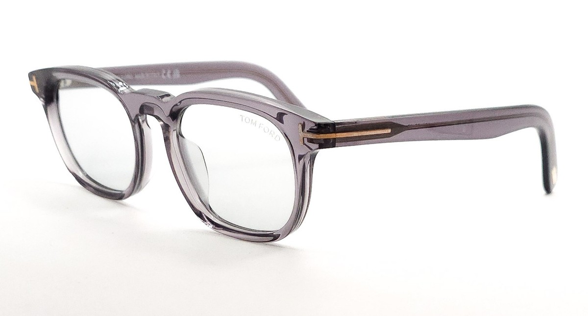 TOM FORD TF1122-D eyeglasses 20A Shiny Gray / Green Wash lenses 52