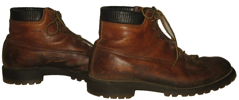 VtG 60s LL BEAN Maine Brown Leather Hiking Mountaineering Utility Work Boot 10.5 - Image 4 of 4