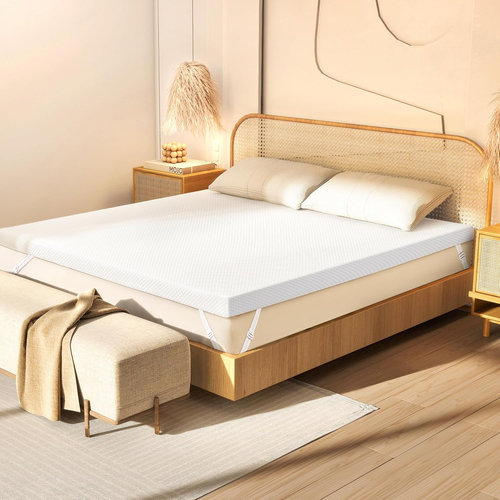 Coprimaterasso King Size 3 Pollici Gel Memory Foam con Design Cassa Uova Raffreddante - Foto 1 di 7