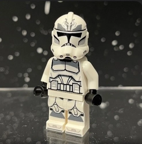 REAL-LEGO Star Wars P2 Wolfpack CUSTOM PAD PRINTED Clone Trooper Minifigure READ