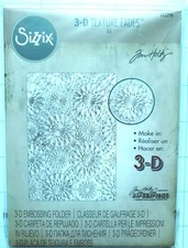 Sizzix Tim Holtz Texture Fades 3-D Embossing Folder Kaleidescope Brand New