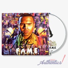 Chris Brown Signed Autographed CD “F.A.M.E.” PSA/DNA Authenticated