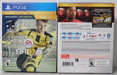 FIFA 17 Deluxe Edition Best Buy Exclusive Scarf (PlayStation 4, 2016) NEW SEALED