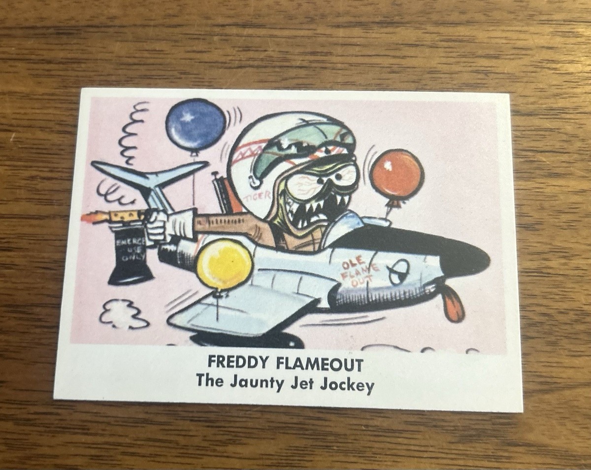 funny vintage 　オーダー品 1965 FLEER WEIRD OHS #18 FREDDY FLAMEOUT EX | eBay