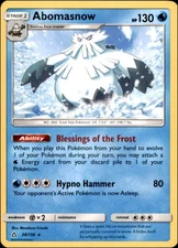 Pokemon - Abomasnow #38/156 - SM - Ultra Prism Rare
