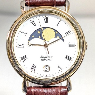 ORIENT Jupiter Moon Phase Men s Watch with Battery and Belt Replacement I 21